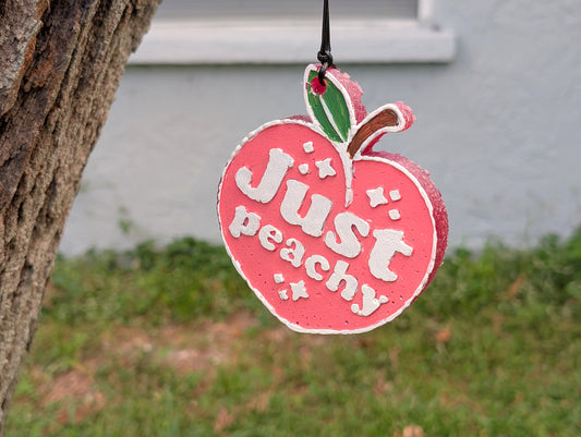 Just Peachy Car Freshener