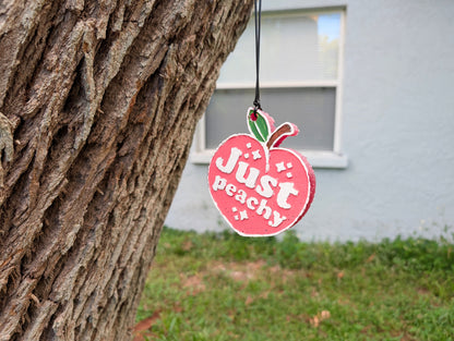 Just Peachy Car Freshener