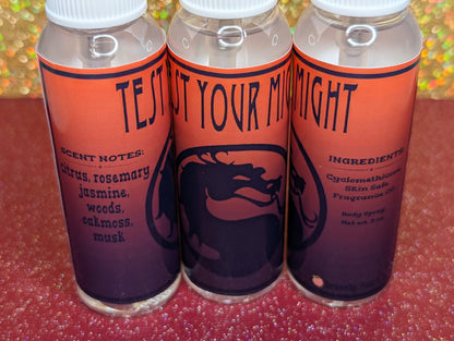 Test Your Might Body Spray